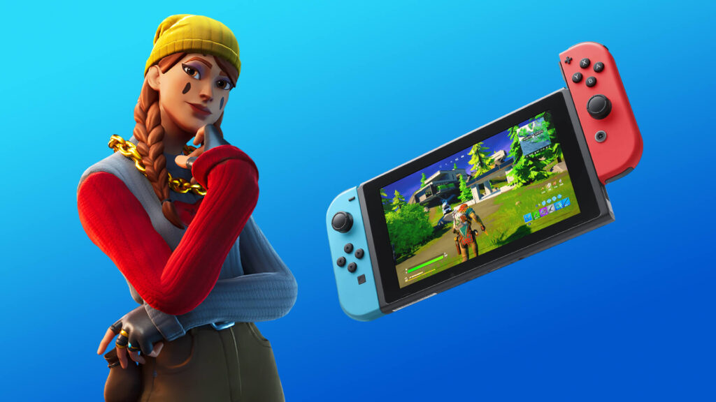 Fortnite gameplay on Nintendo Switch 2
