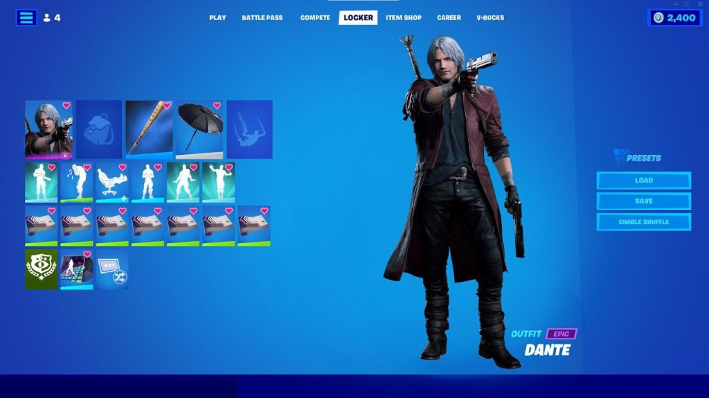 Fortnite x Devil May Cry