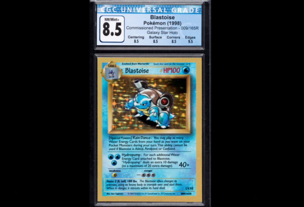 Blastoise Commissioned Presentation Galaxy Star-Hologram